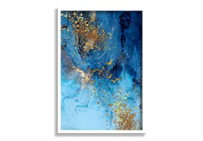 SAF paintings Abstract Art White Frame painting for Wall Decoration SA-COMBO-93-M1