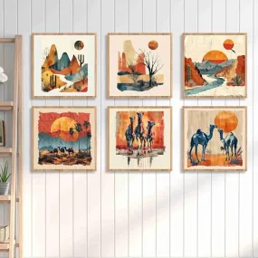 SAF paintings animal modern art Premium Digital Painting with Frame for Home Decoration - Painting for Living Room Bedroom Office - Painting for Wall Decoration B-419-N6