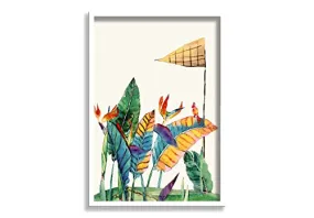 SAF paintings Modern Art White Frame painting for Wall Decoration SA-COMBO-107-M1