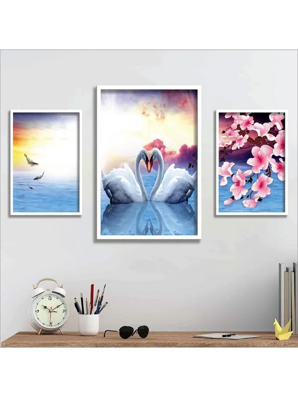 SAF paintings Premium Modern Art Digital Reprint 19.5 inch x 34.5 inch Painting COMBO-312-M1-K2