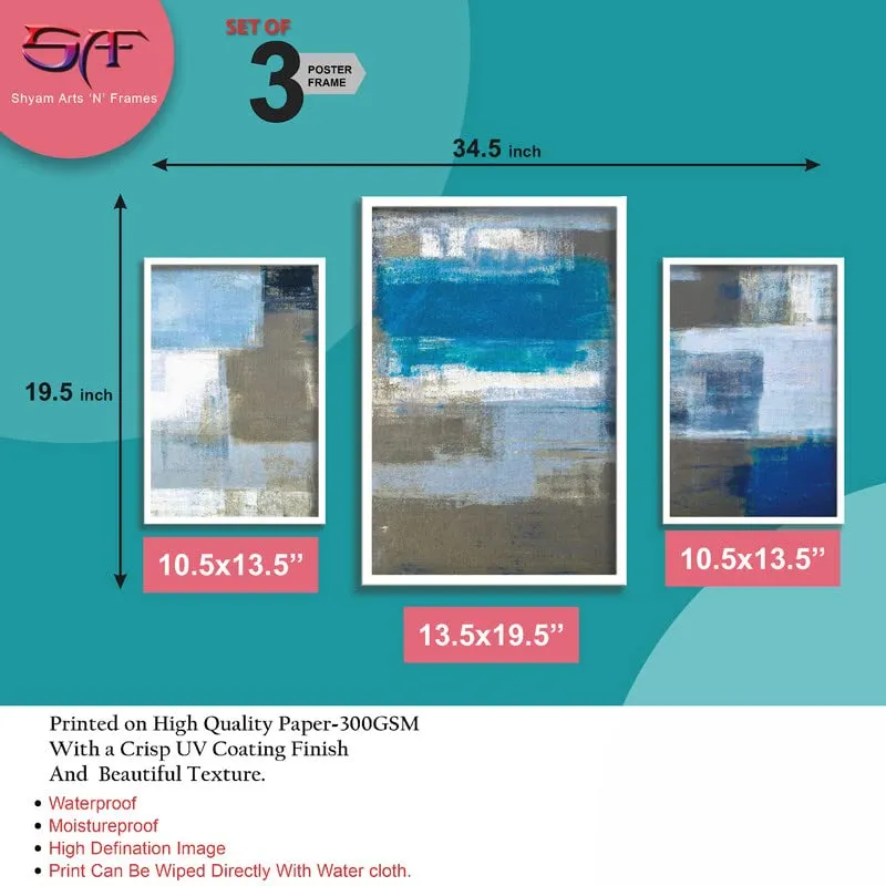SAF paintings Premium Modern Art Digital Reprint 19.5 inch x 34.5 inch Painting COMBO-312-M1-K2