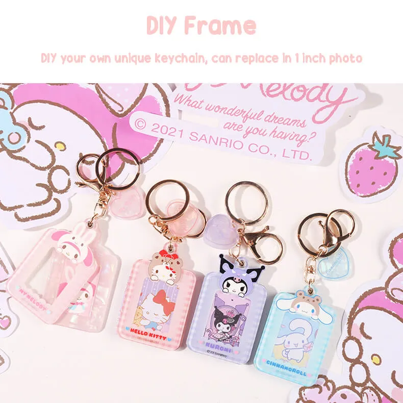 Sanrio Otomodachi Kigurumi Photo Holder Keychains