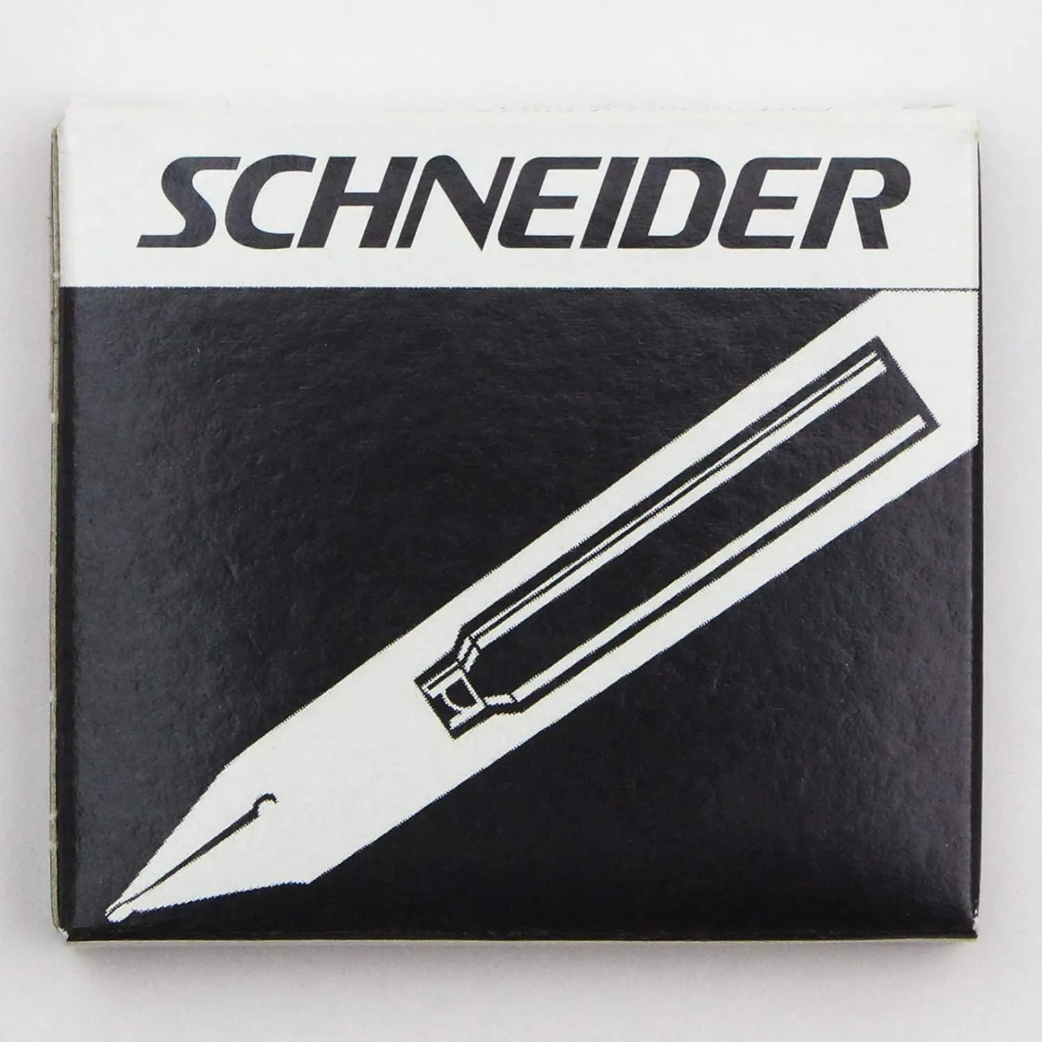 Schneider: Black Ink Cartridges - Compatible with Fountain or Rollerball Pens (6-Pack)