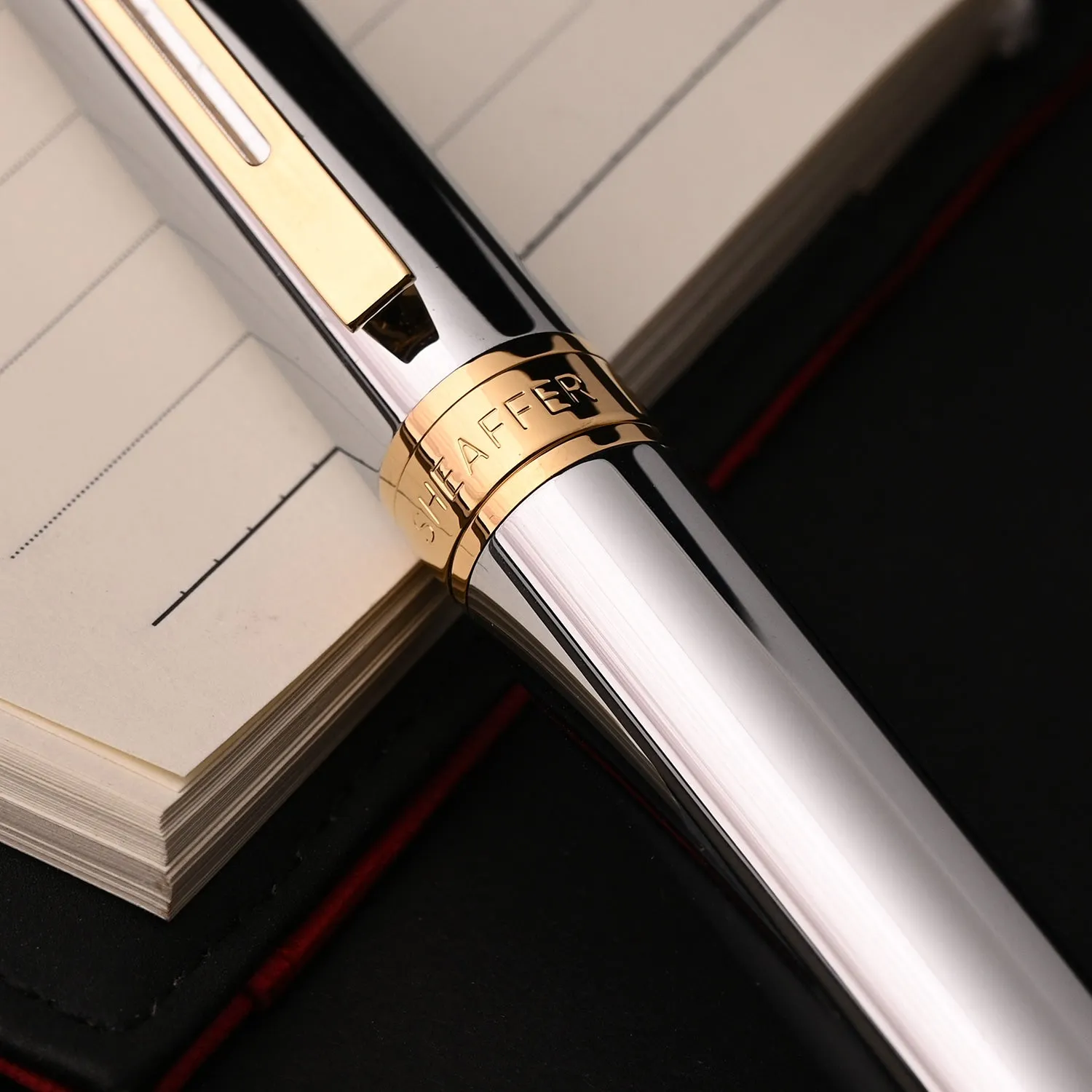 Sheaffer 300 Fountain Pen - Bright Chrome GT