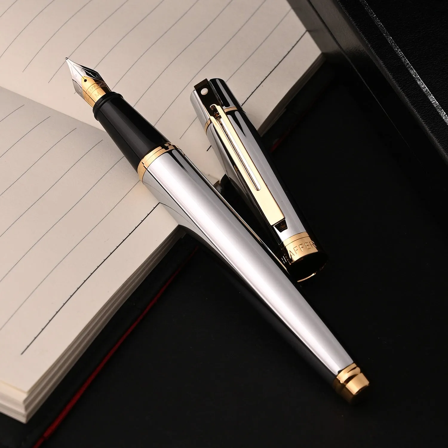 Sheaffer 300 Fountain Pen - Bright Chrome GT