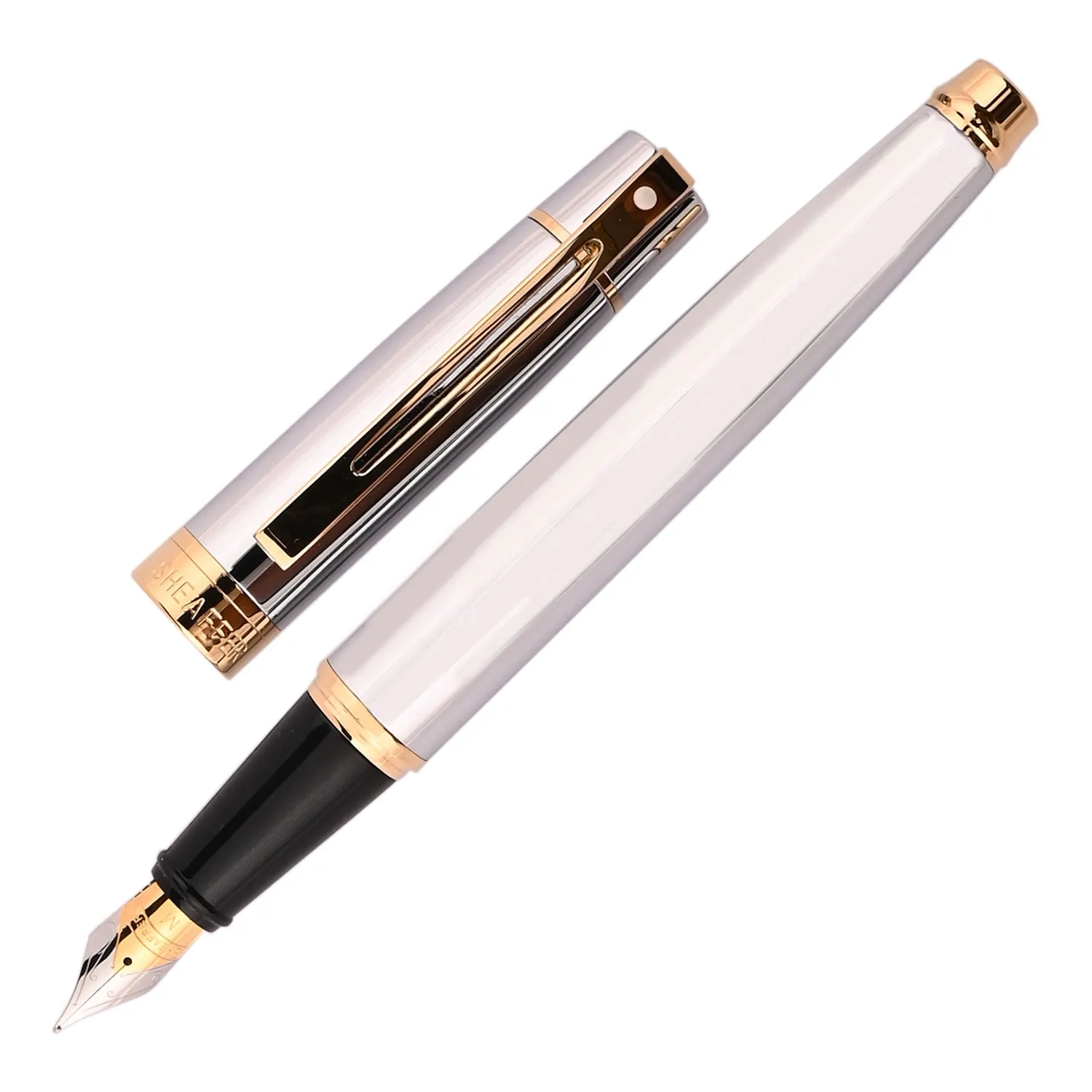 Sheaffer 300 Fountain Pen - Bright Chrome GT