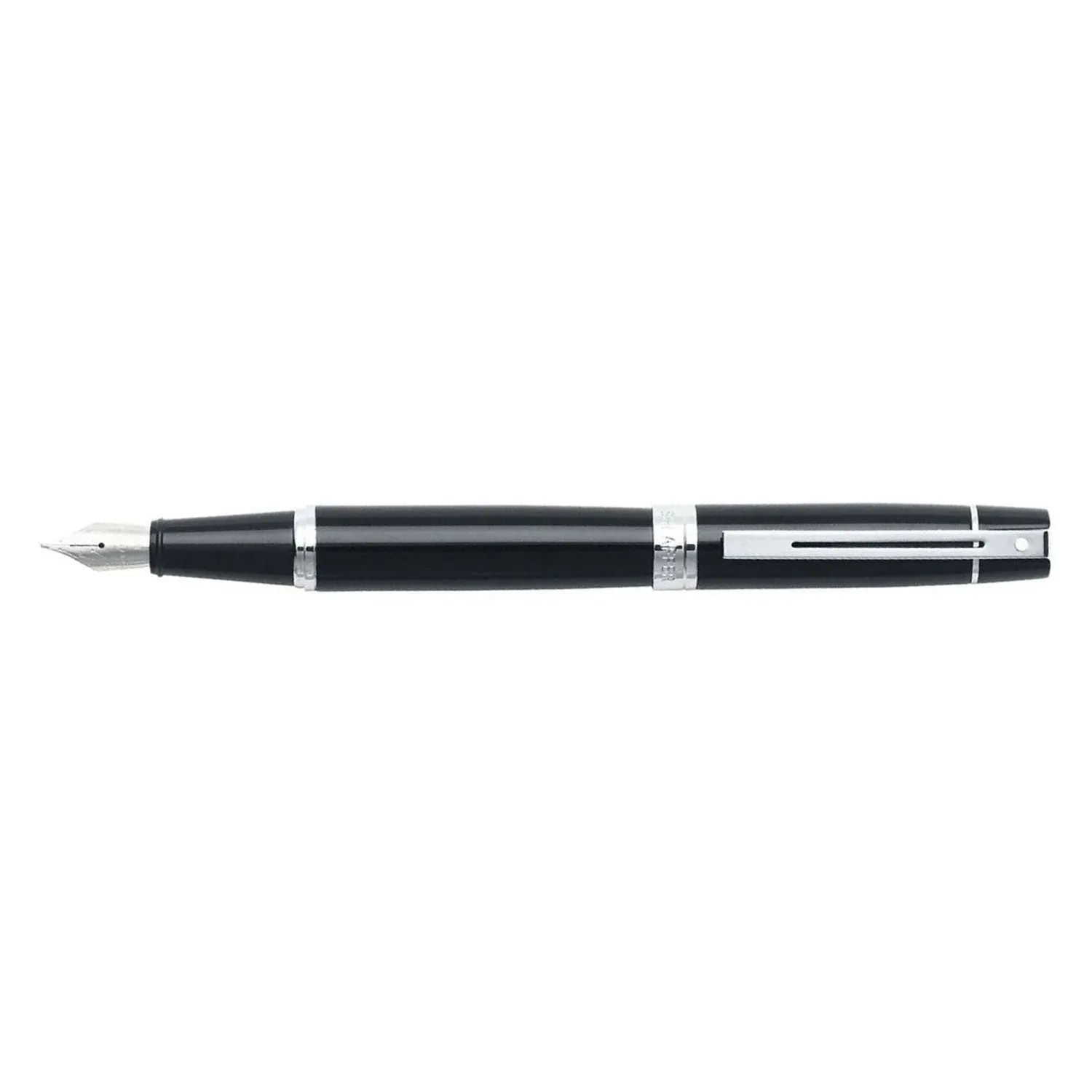 Sheaffer 300 Fountain Pen - Glossy Black CT