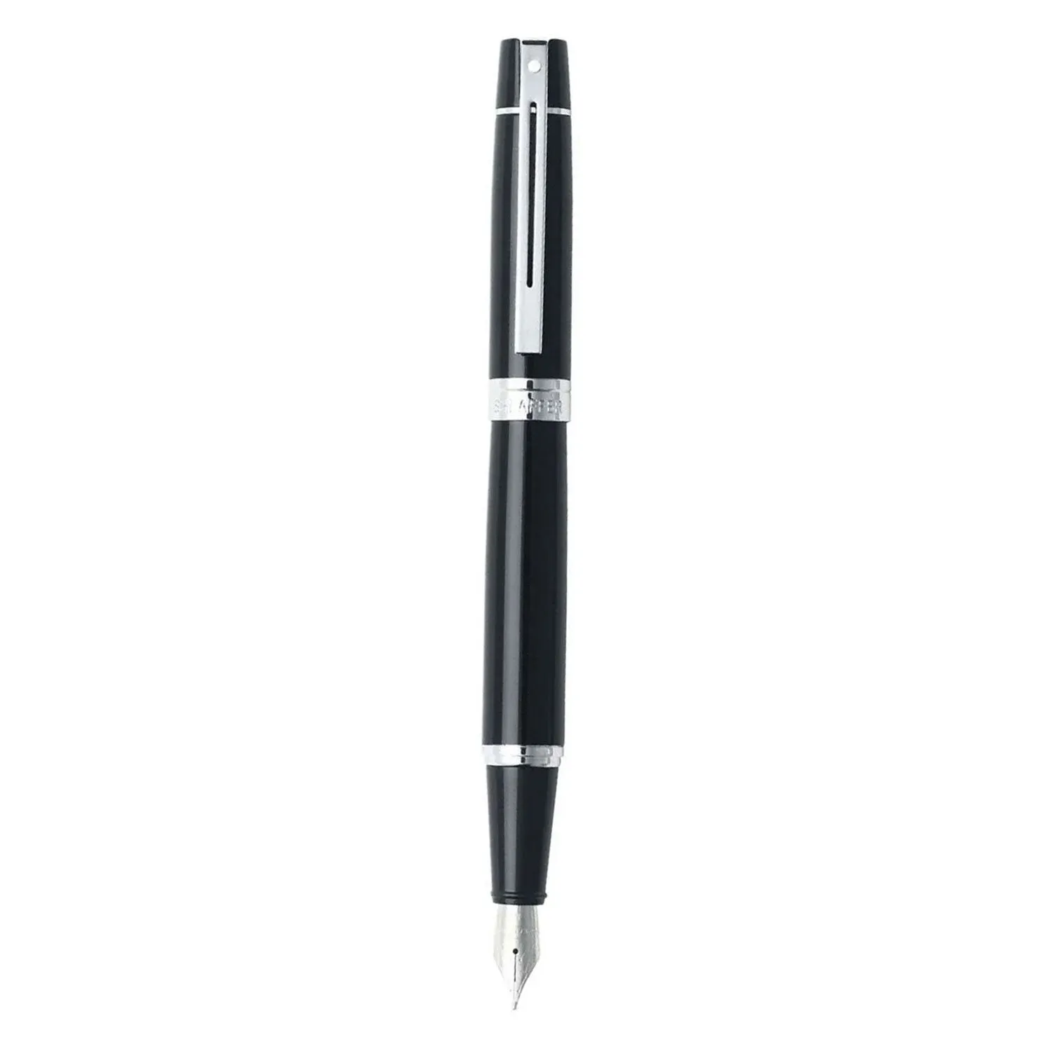 Sheaffer 300 Fountain Pen - Glossy Black CT