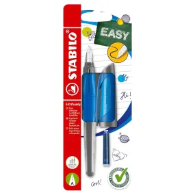 STABILO EASYbuddy Ergonomic Refillable School Fountain Pen 'A' Nib Blue