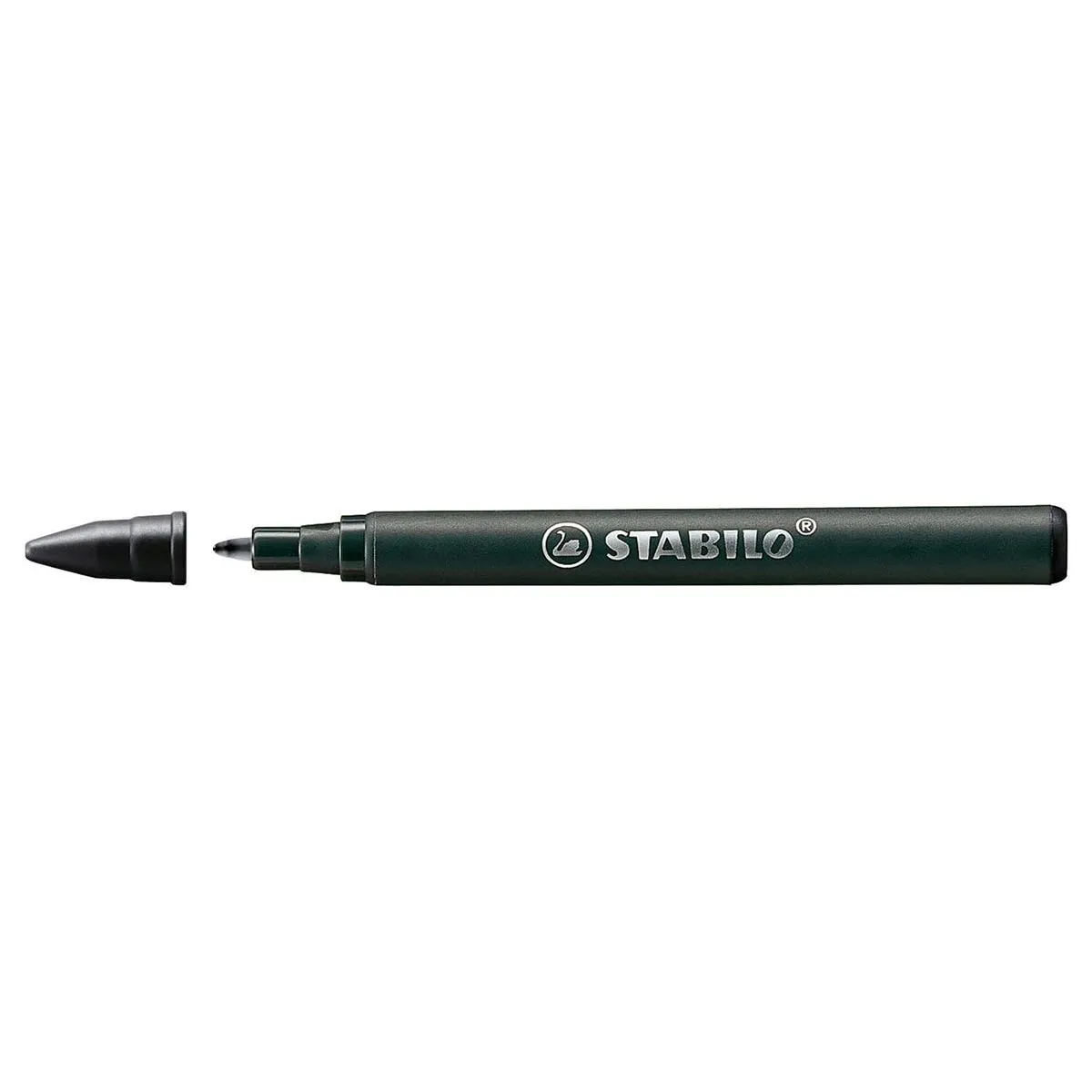STABILO EASYoriginal Handwriting Rollerball Pen Black Refill Cartridges (3 Pack)