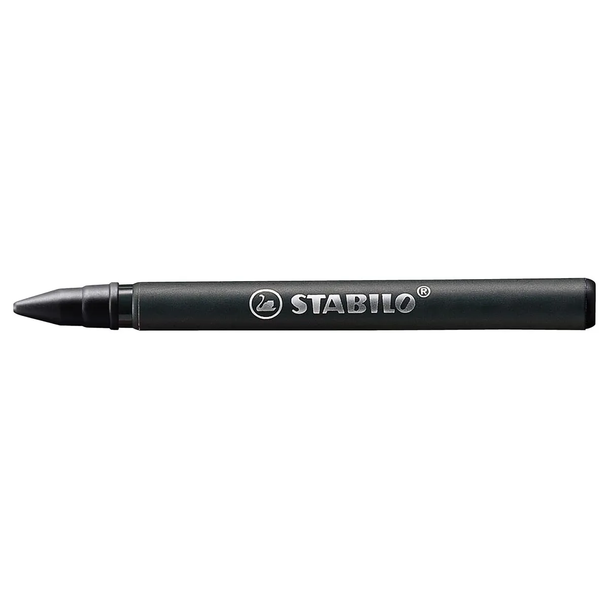 STABILO EASYoriginal Handwriting Rollerball Pen Black Refill Cartridges (6 Pack)