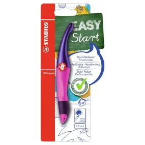 STABILO EASYoriginal Holograph Refillable Handwriting Rollerball Pen Magenta Right Handed Grip