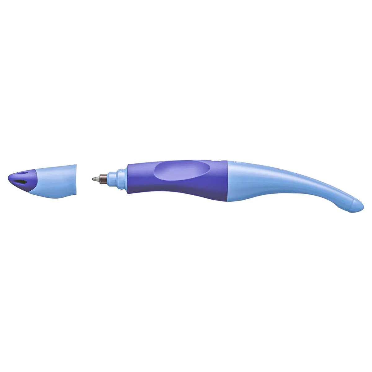 STABILO EASYoriginal Refillable Handwriting Rollerball Pen Dark/Light Blue Right Handed Grip