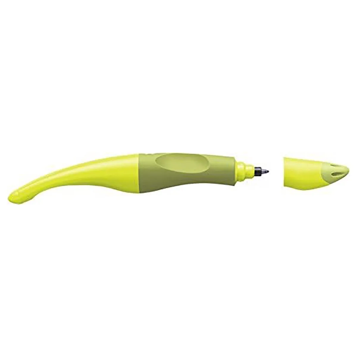 STABILO EASYoriginal Refillable Handwriting Rollerball Pen Lime/Green Left Handed Grip