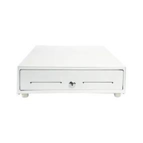 Star Micronics, Cash Drawer, White, 16Wx16D, Printer Driven, 5Bill-8Coin, 2 Media Slots, Cable Included