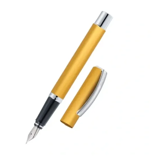 The Wholesale Company Online Vision Satin Fountain Pen - Golden Sand