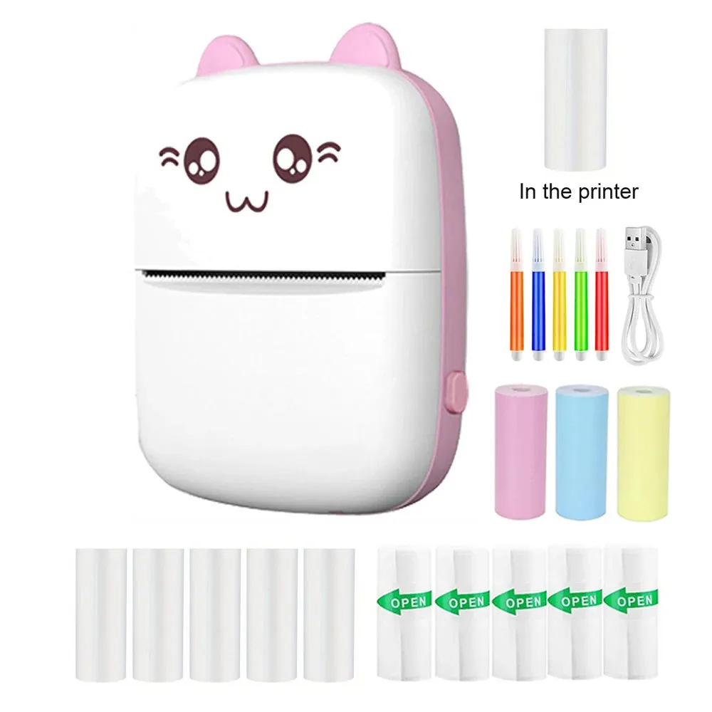 Thermal Mini Printer - Portable Inkless Bluetooth Printer