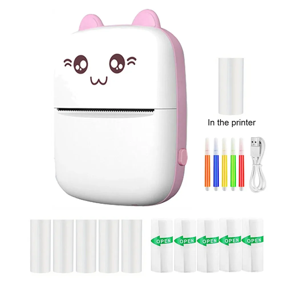 Thermal Mini Printer - Portable Inkless Bluetooth Printer