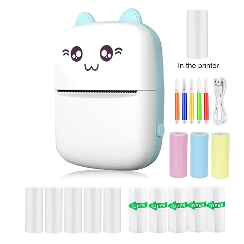 Thermal Mini Printer - Portable Inkless Bluetooth Printer
