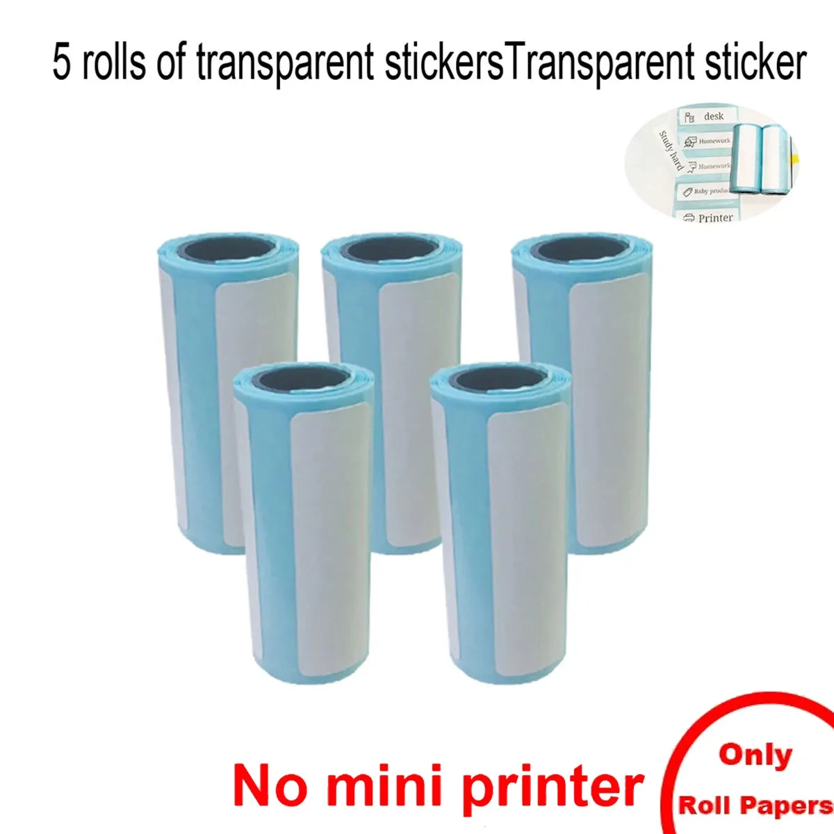 Thermal Mini Printer - Portable Inkless Bluetooth Printer