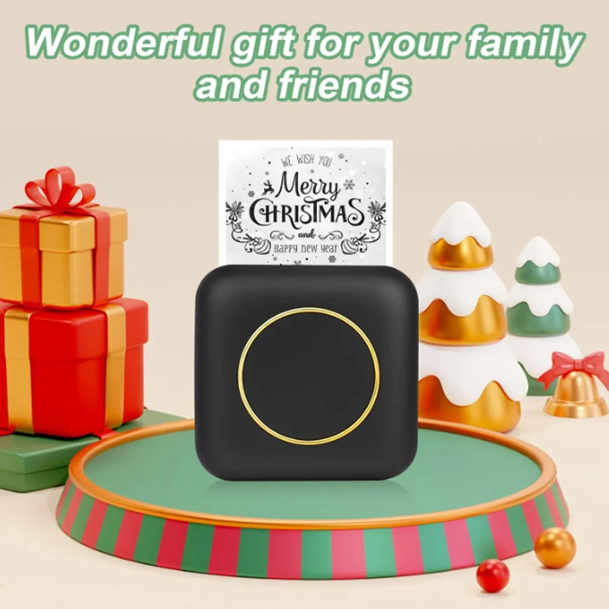 Thermal Mini Printer - Portable Inkless Bluetooth Printer