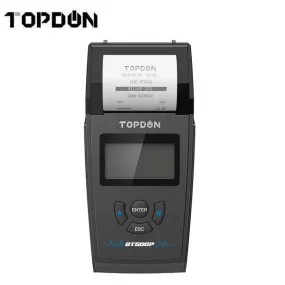 TOPDON - BT500P - Battery Starting & Charging System - Built In Printer - 128x64" LCD - 12V