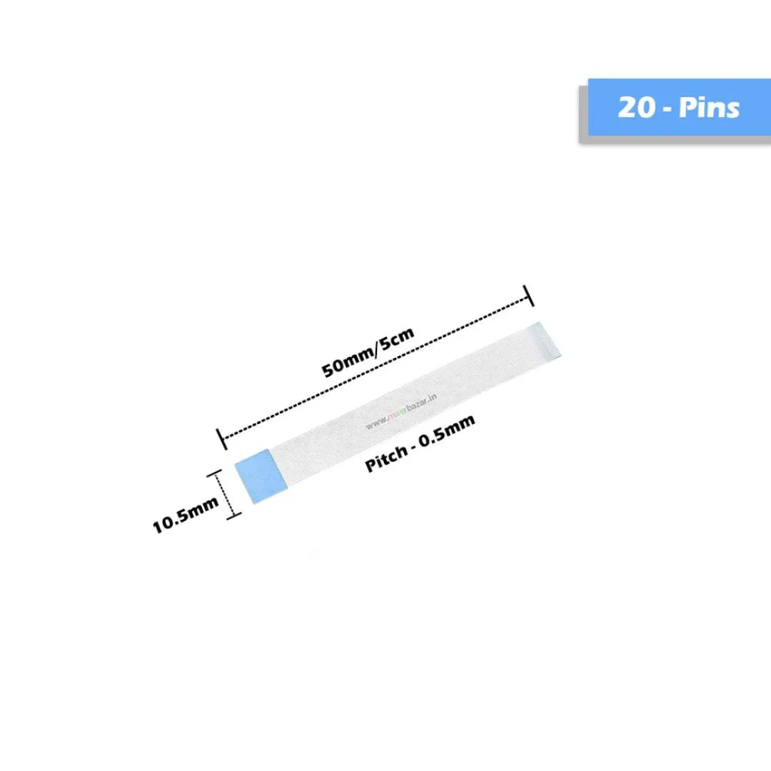 [Type-B] 0.5mm-Pitch FPC Reverse Ribbon Flexible Flat Cable