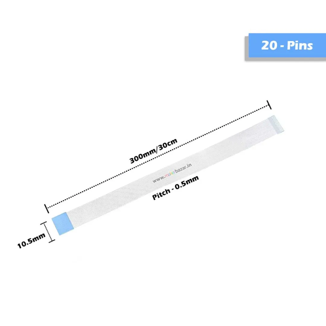 [Type-B] 0.5mm-Pitch FPC Reverse Ribbon Flexible Flat Cable