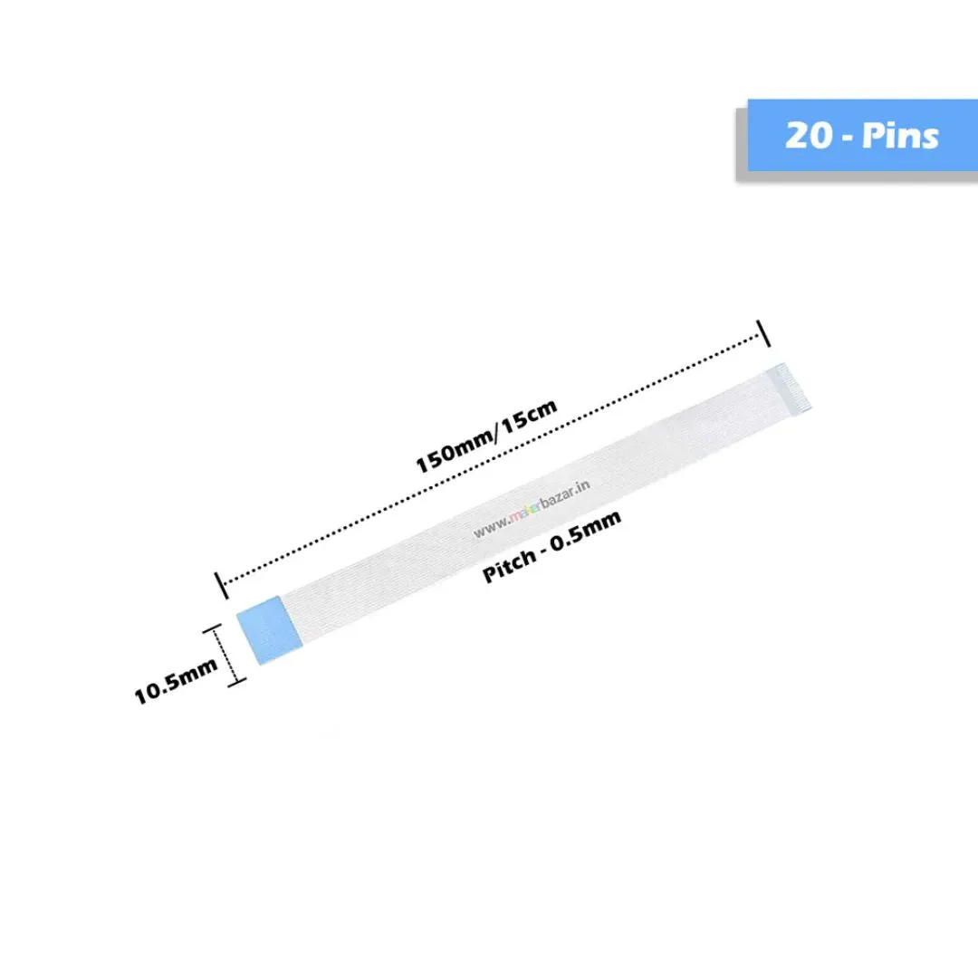 [Type-B] 0.5mm-Pitch FPC Reverse Ribbon Flexible Flat Cable