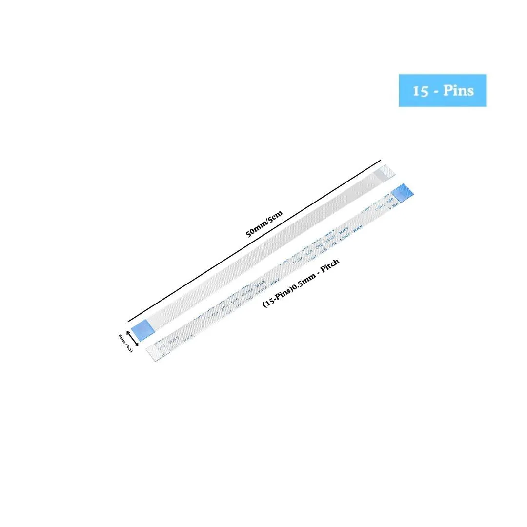 [Type-B] 0.5mm-Pitch FPC Reverse Ribbon Flexible Flat Cable