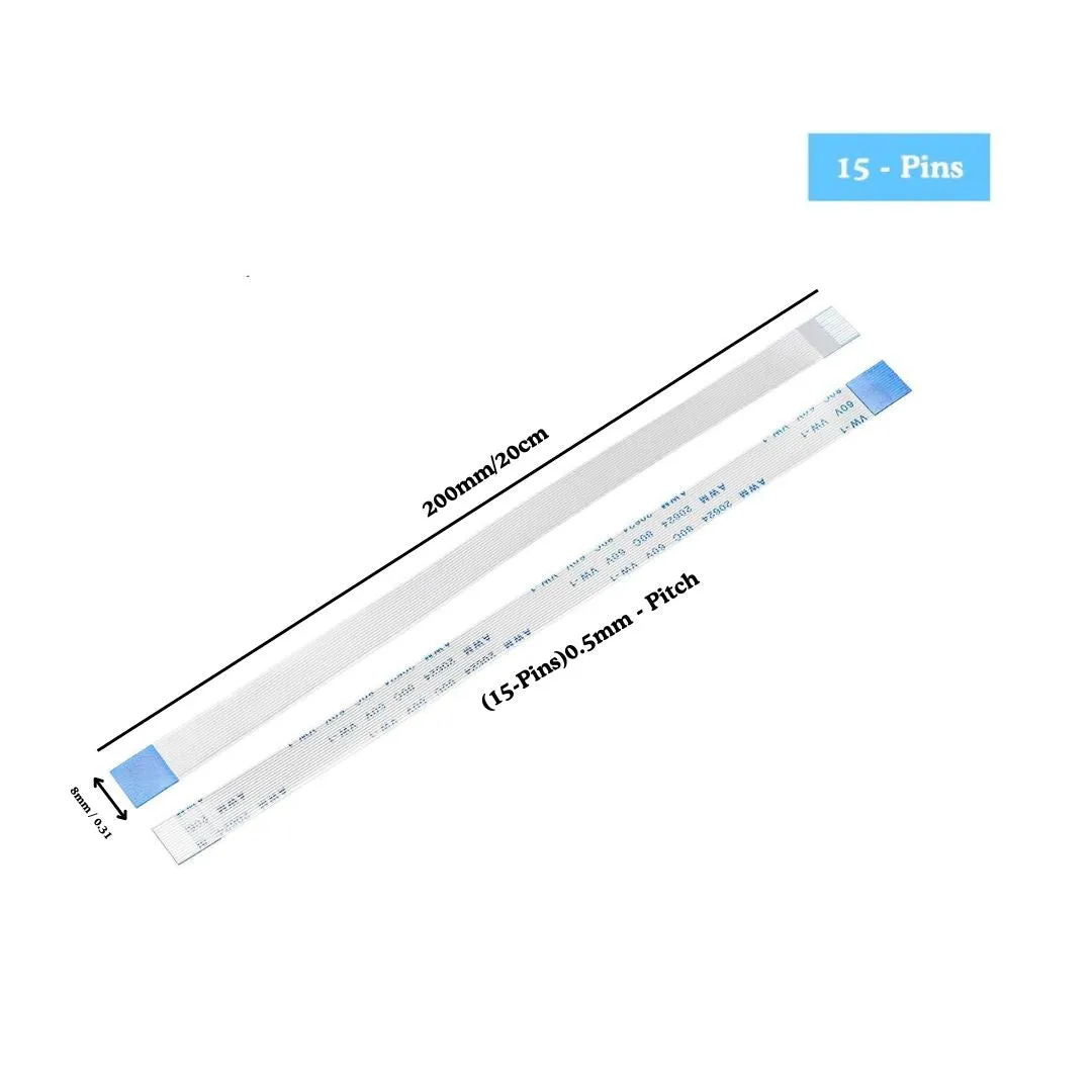 [Type-B] 0.5mm-Pitch FPC Reverse Ribbon Flexible Flat Cable