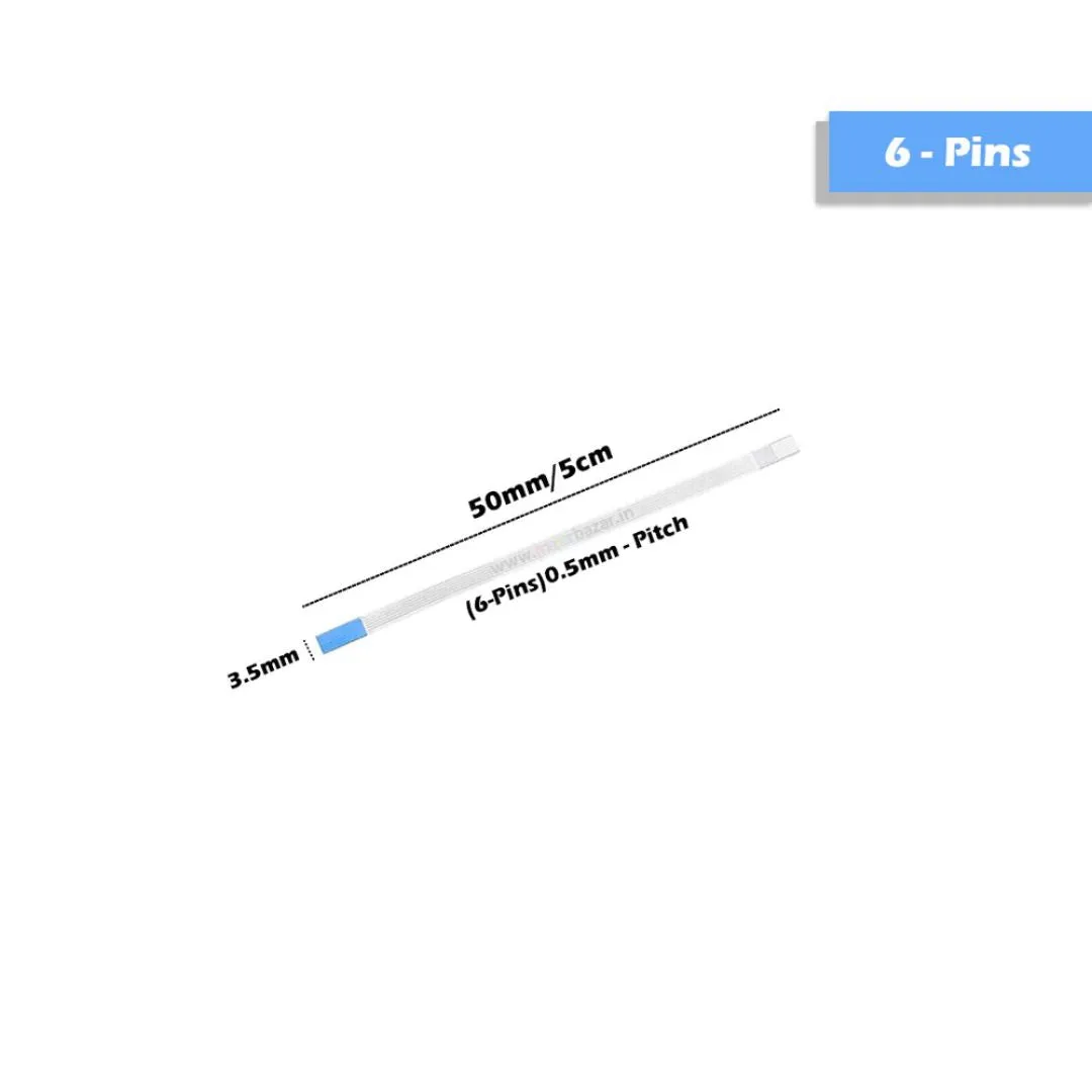 [Type-B] 0.5mm-Pitch FPC Reverse Ribbon Flexible Flat Cable