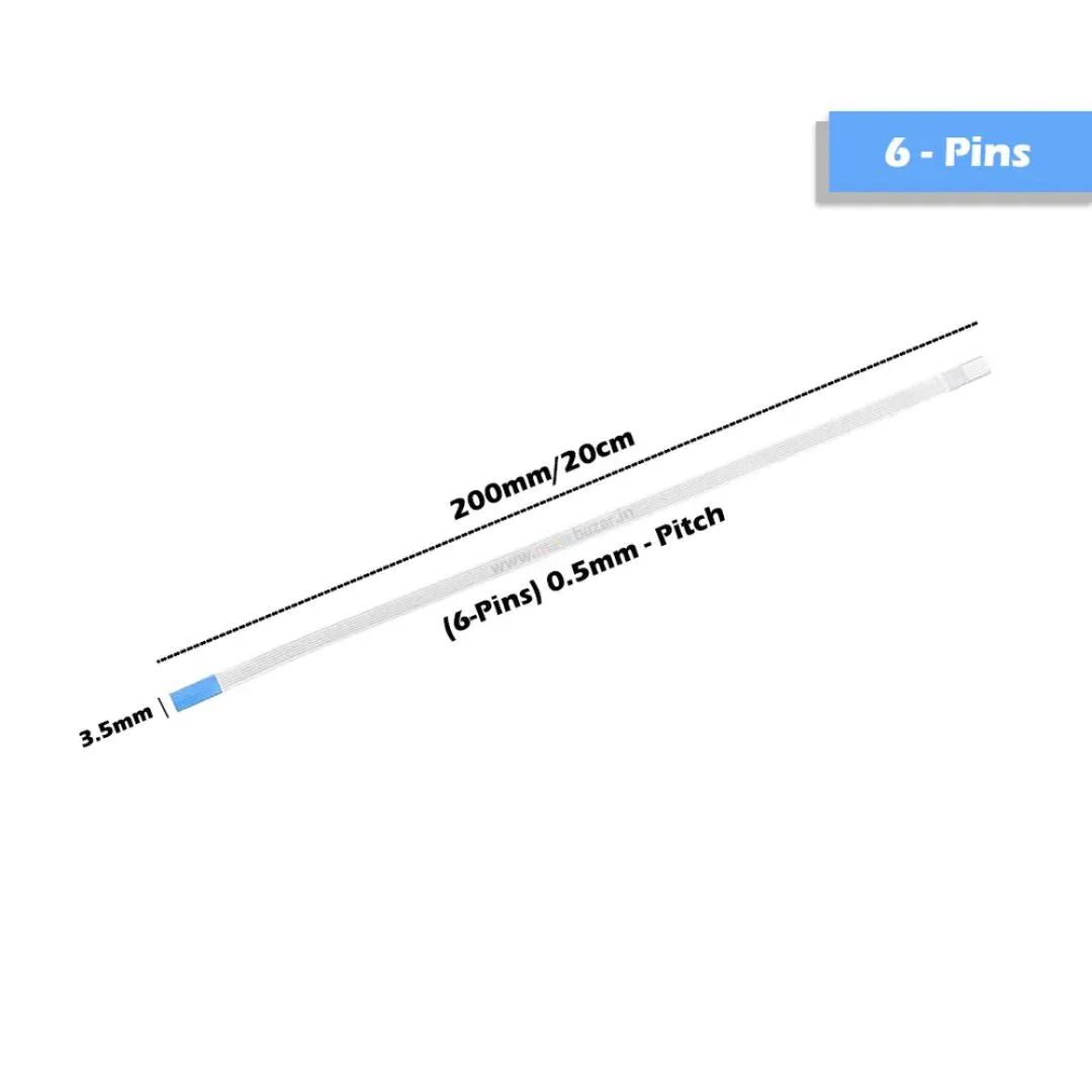 [Type-B] 0.5mm-Pitch FPC Reverse Ribbon Flexible Flat Cable
