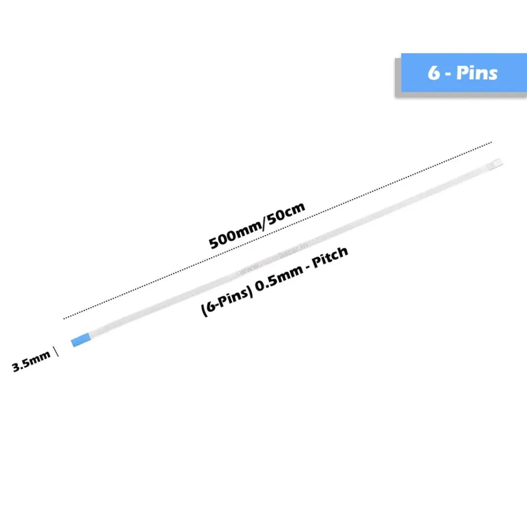 [Type-B] 0.5mm-Pitch FPC Reverse Ribbon Flexible Flat Cable
