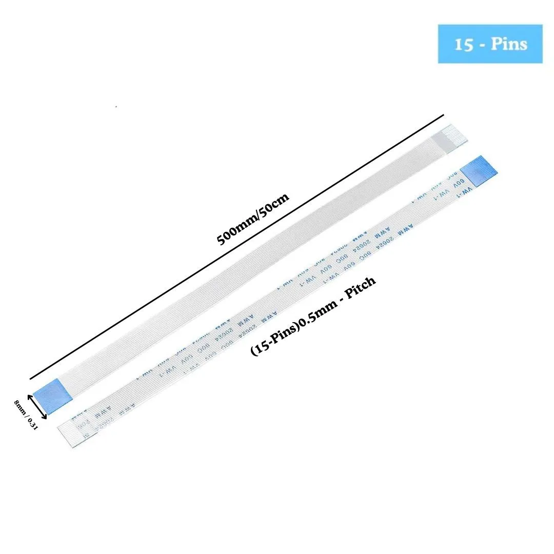 [Type-B] 0.5mm-Pitch FPC Reverse Ribbon Flexible Flat Cable