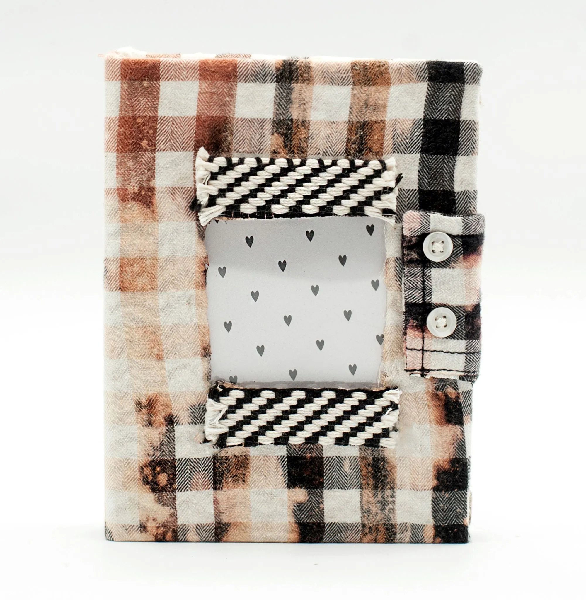 Upcycled Flannel Photo Album Keepsake