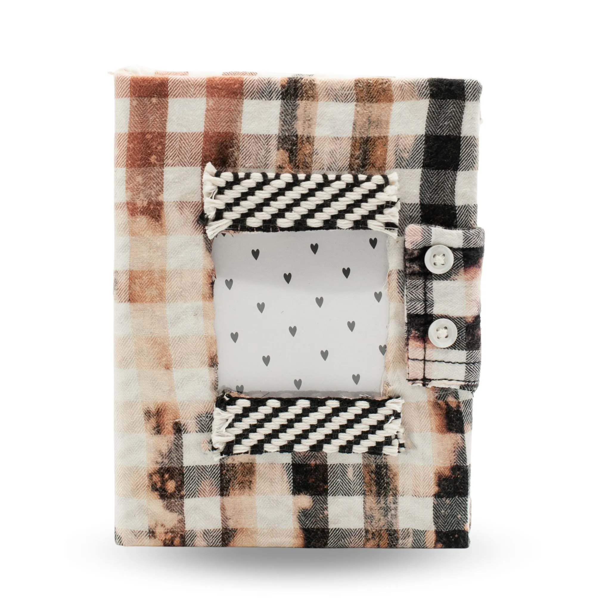 Upcycled Flannel Photo Album Keepsake