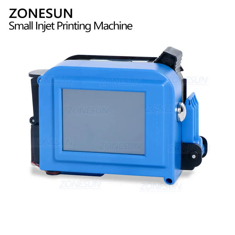 ZS-DC1 Small Ring-pull Cans Bottom Plastic Bags PVC Carton Batch Number Logo Mark Date Coding Inkjet Printing Machine