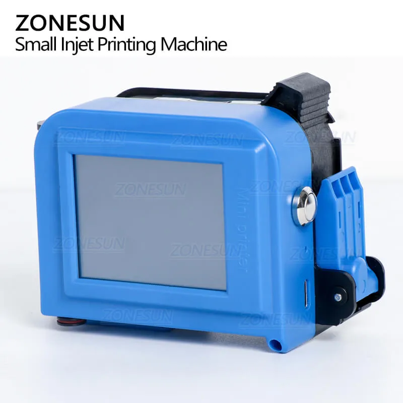 ZS-DC1 Small Ring-pull Cans Bottom Plastic Bags PVC Carton Batch Number Logo Mark Date Coding Inkjet Printing Machine