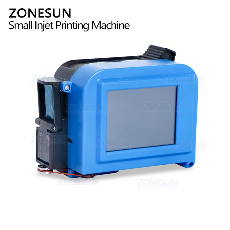 ZS-DC1 Small Ring-pull Cans Bottom Plastic Bags PVC Carton Batch Number Logo Mark Date Coding Inkjet Printing Machine