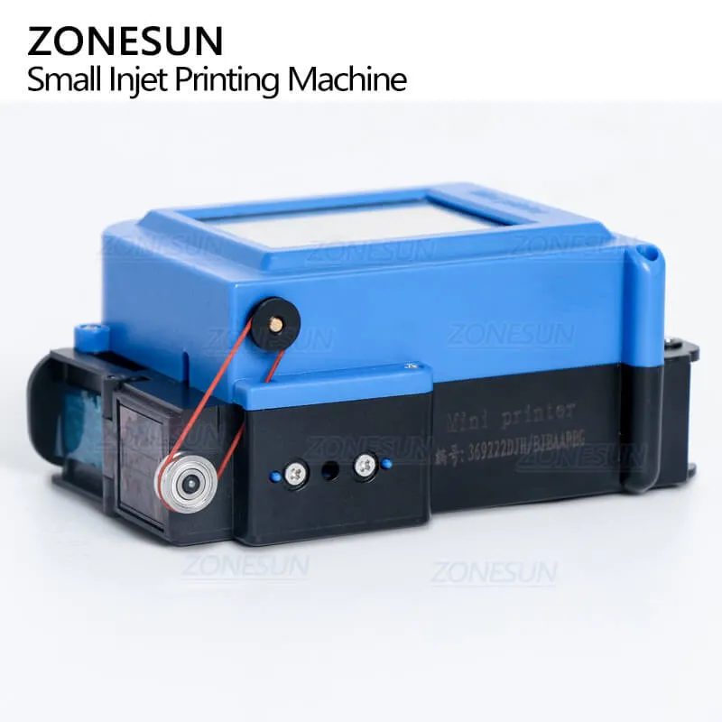 ZS-DC1 Small Ring-pull Cans Bottom Plastic Bags PVC Carton Batch Number Logo Mark Date Coding Inkjet Printing Machine